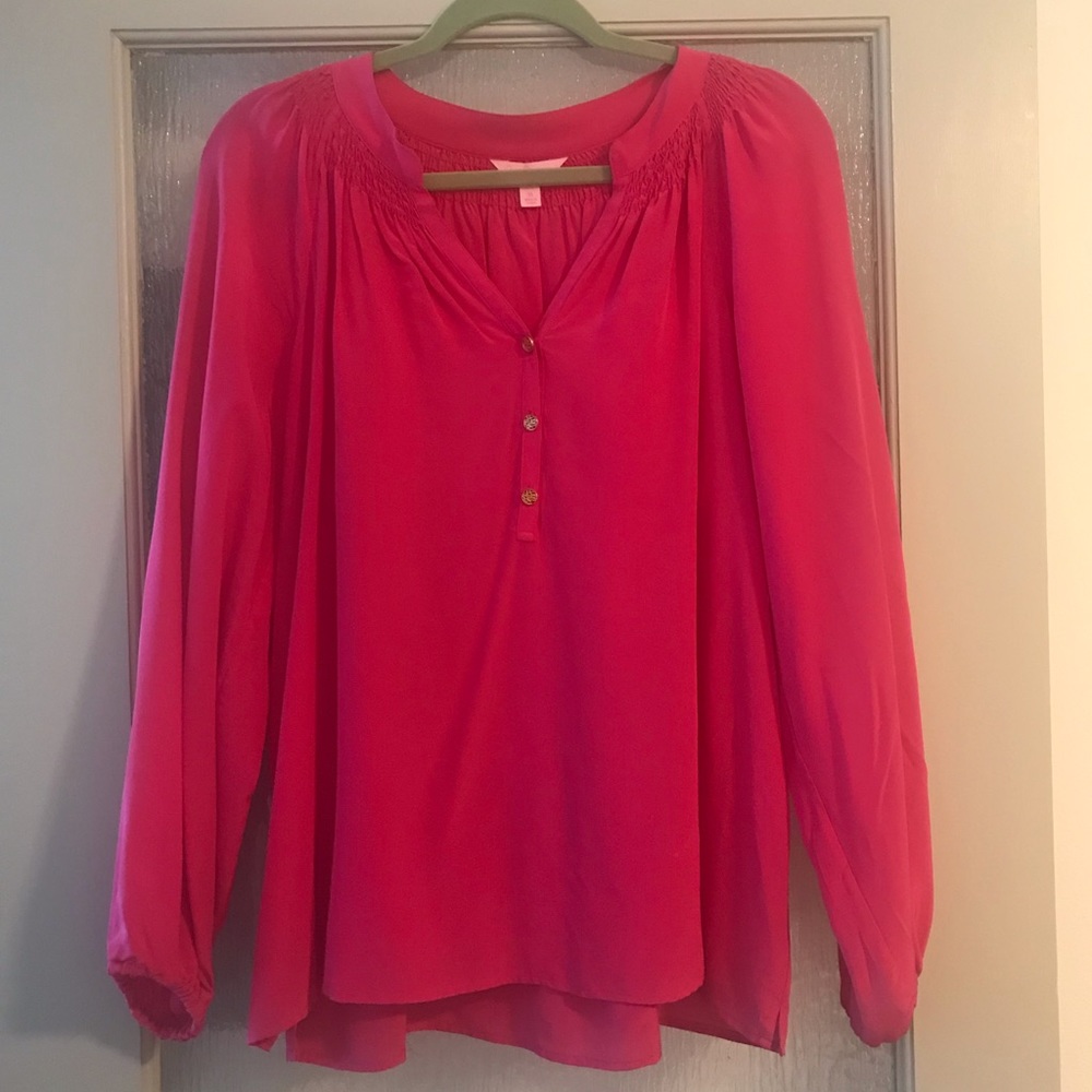 Lilly Pulitzer Elsa Silk Top